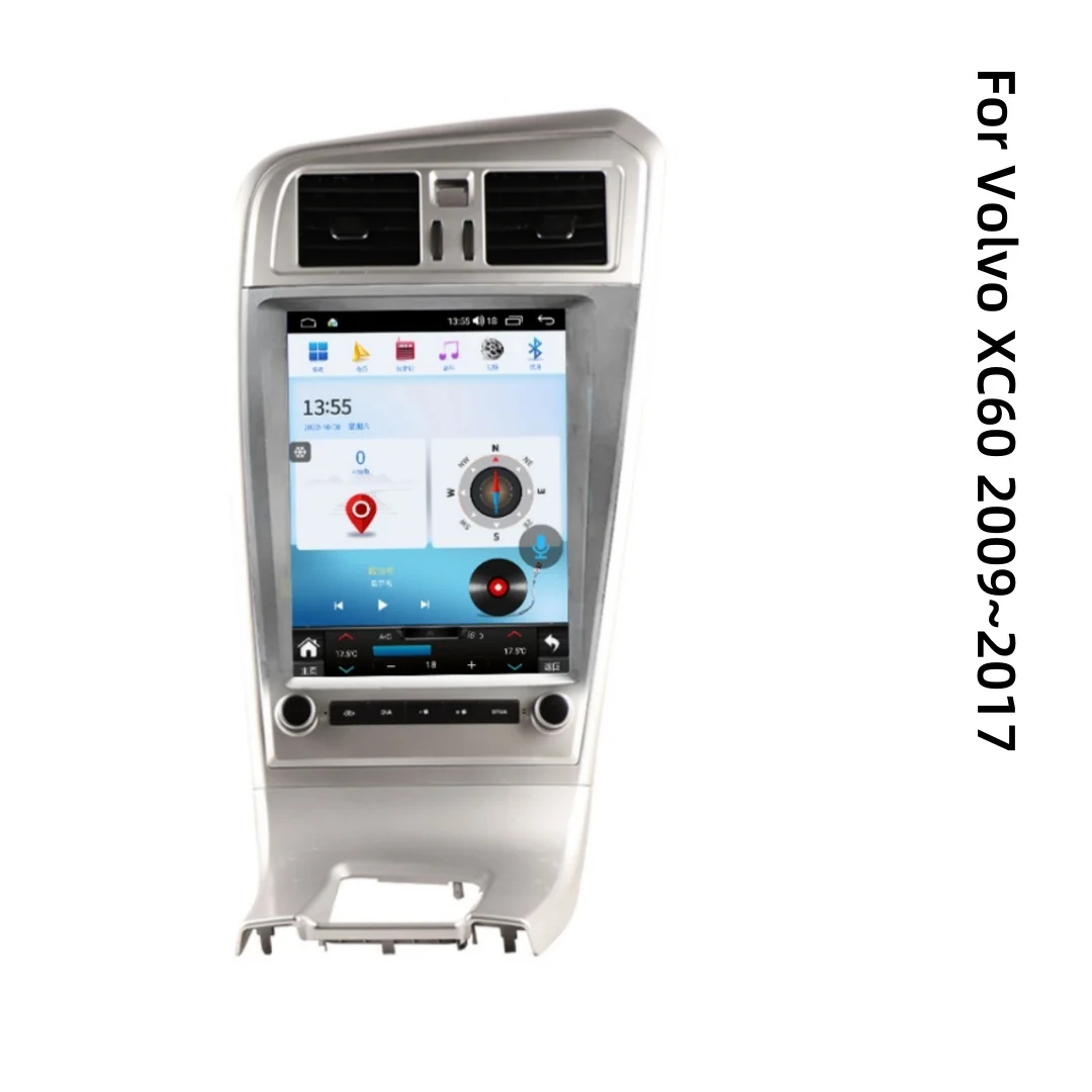 12.1 بوصة أندرويد العمودي IPS شاشة راديو السيارة لفولفو XC60 2009 ~ 2017 الوسائط المتعددة DVD مشغل تلقائي لتحديد المواقع والملاحة Carplay DSP #5