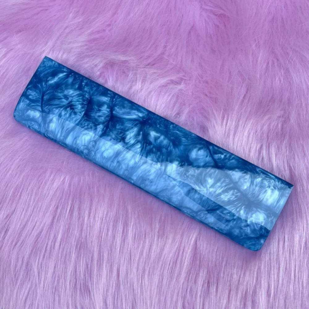 

Resin Palm Rest Transparent Epomaker Palm Stree Custom Keyboard Wrist Support 61/65/75/87/104 Mechanical Keyboard Wrist Rest 75%