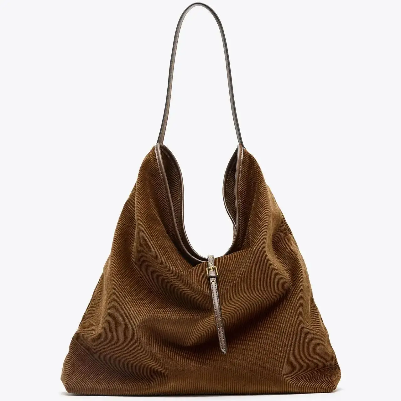

2025 Corduroy Effect Tote Bag Luxury Designer Hobo Bag for Ladies Women's Fashionable Large Handbag with Top Handle