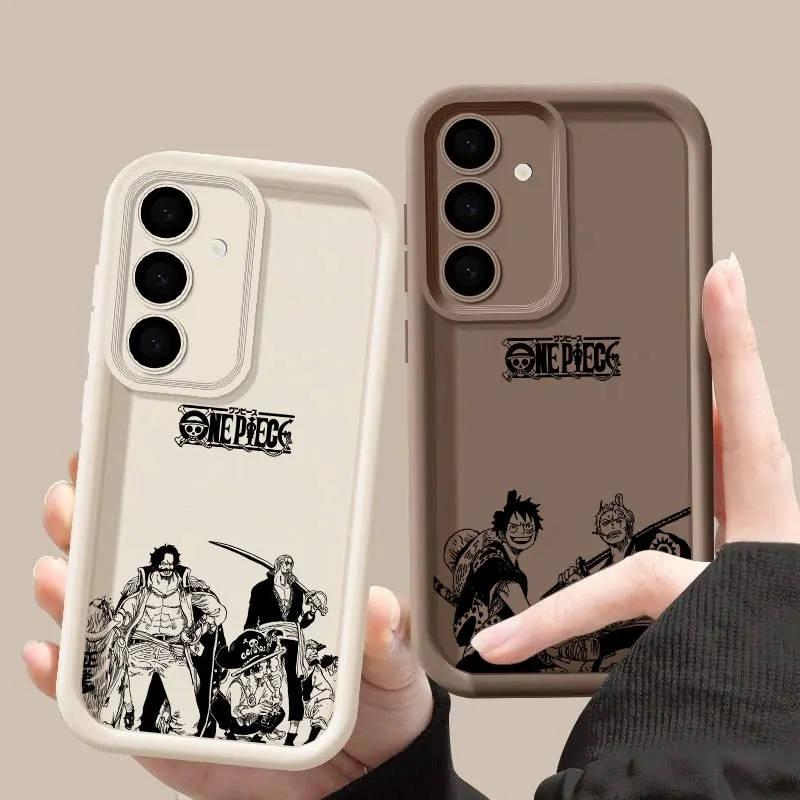 Anime Ones Pieces Manga S26 Ultra Case For Samsung Galaxy S26 S25 S24 S22 S23 Ultra S21 Plus S20 FE Camera Protection Soft Cover