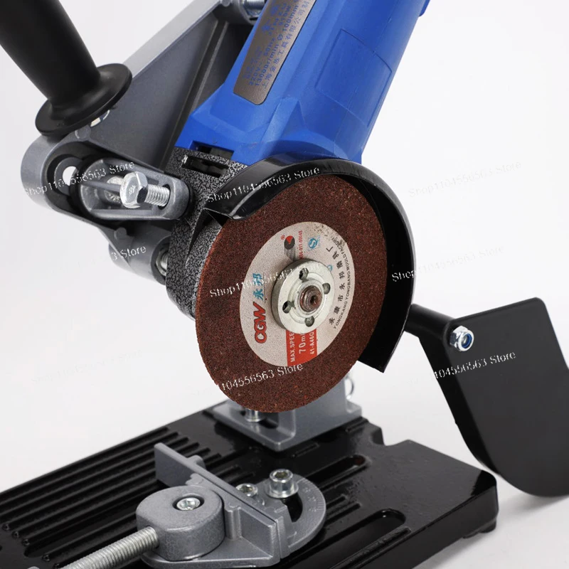 100-125 Winkel Grinder Halter Stehen Grinder Cutter Unterstützung Halterung DIY Schneiden Maschine Gusseisen/Eisen Basis