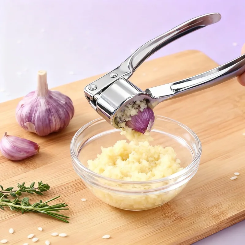 Zinc Alloy manual Grinding Tool small garlic press for pounding garlic paste kitchen supplies manual garlic press kitchen items