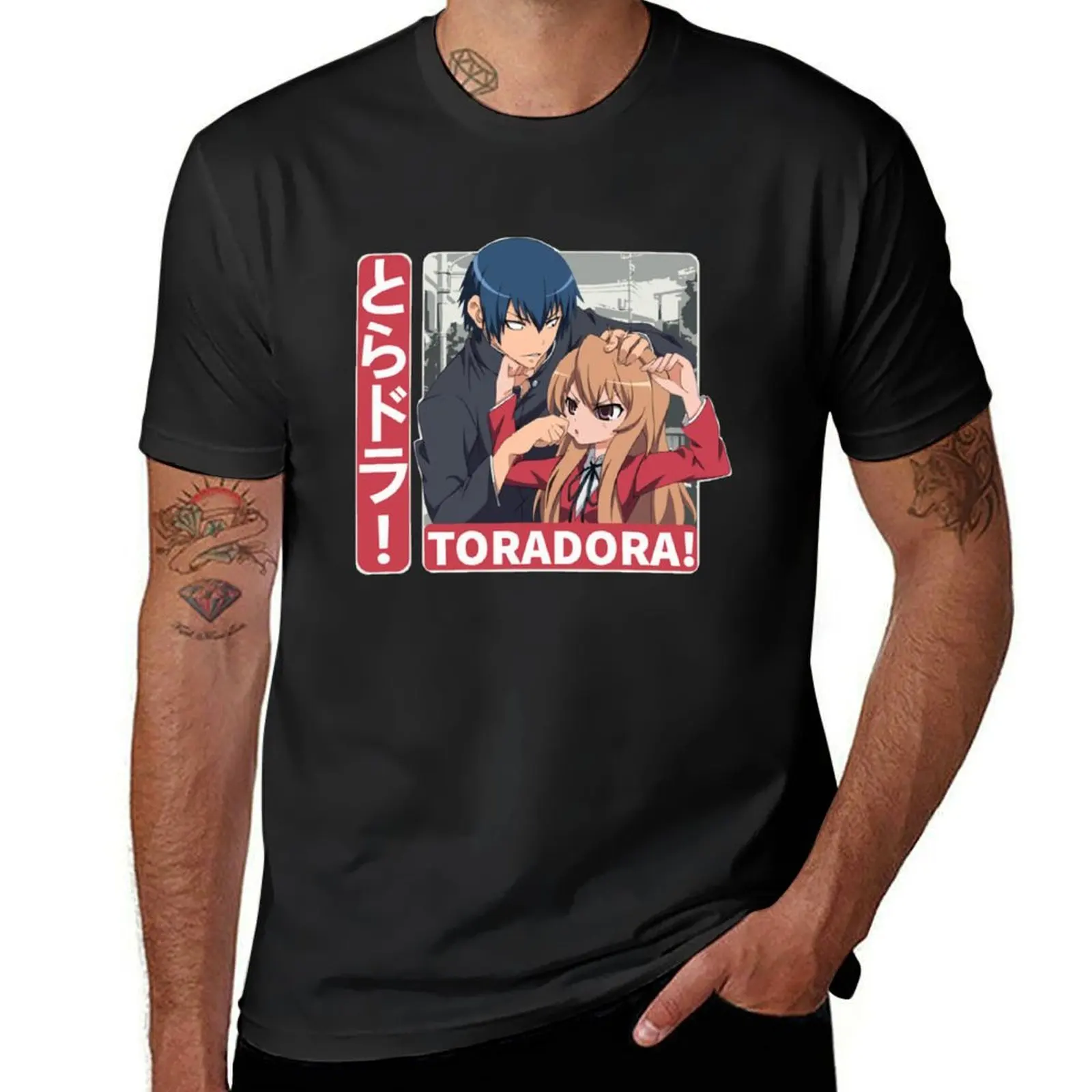 Toradora T-Shirt Short sleeve tee plus size tops vintage clothes customs design your own t shirts men