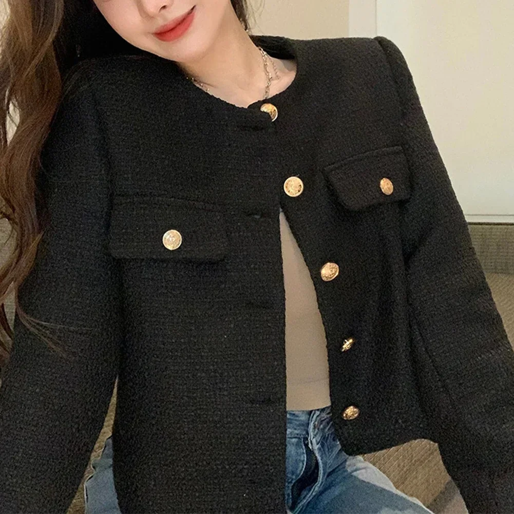 Top versatili da pendolarismo con giacca corta francese di nuova moda da donna