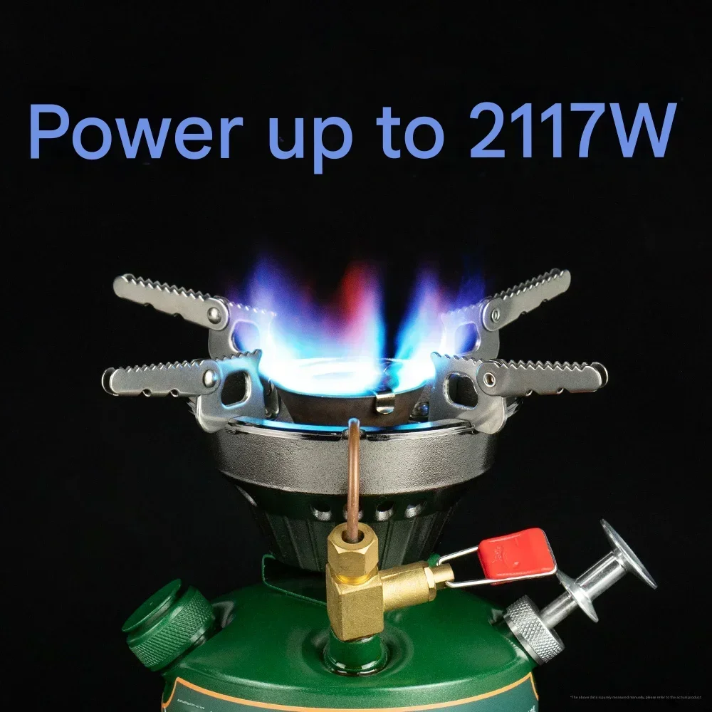 BRS-29B Hiking Camping 2120W Integrated Oil Furnace Gasoline Stove Mini Portable Picnic Stove Suitable High Altitude Wilderness