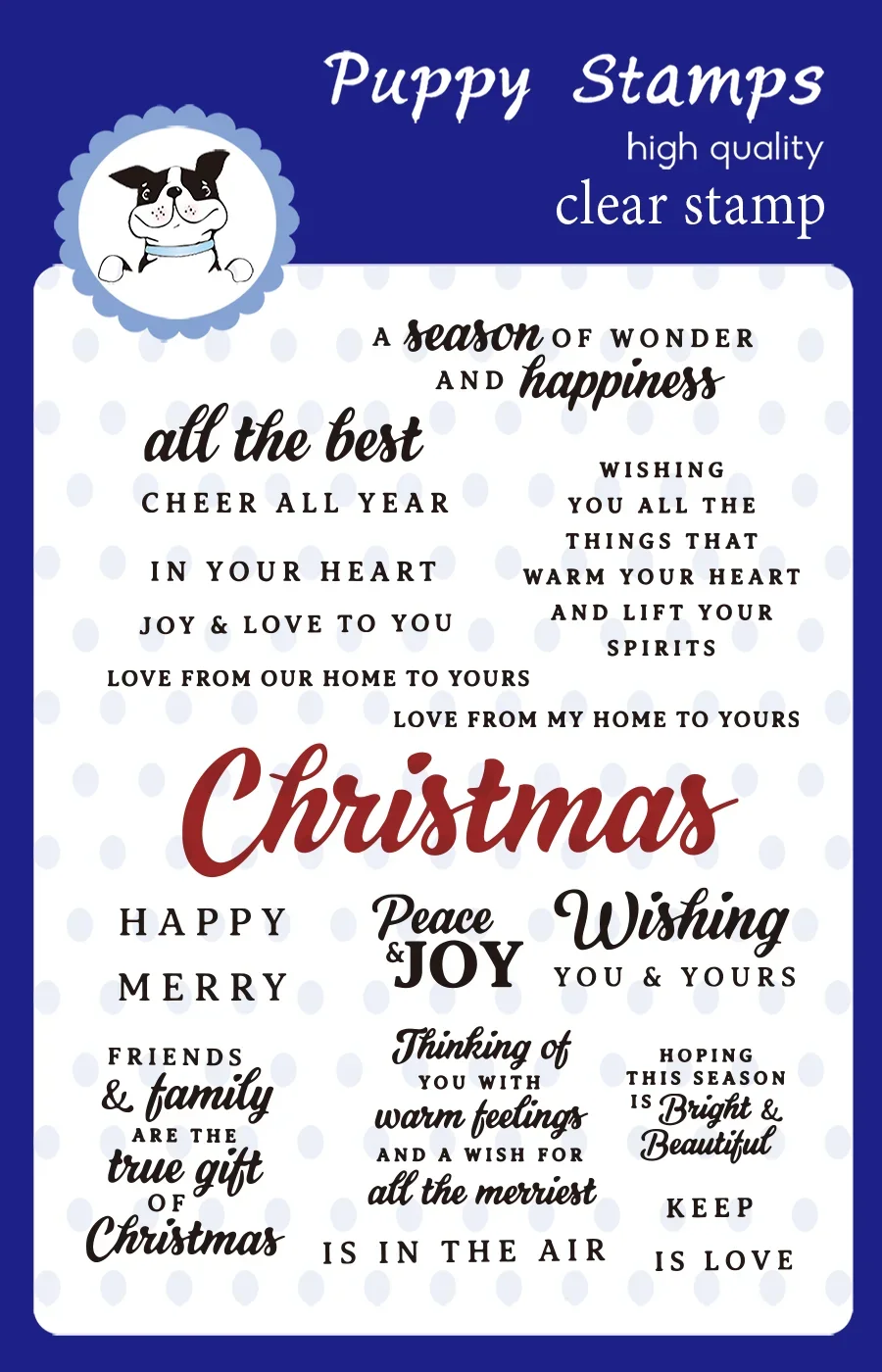 

Прозрачные штампы PUPPY STAMP Festival Peace для украшения своими руками, скрапбукинга, бумажных карточек, альбом, тиснение, ремесленный подарок, 2024, новые поступления