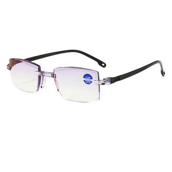 Lunettes de lecture à grossissement pour hommes, presbytes, dioptrie Dimond cut + 1.0 à + 4.0, lunettes à lumière bleue