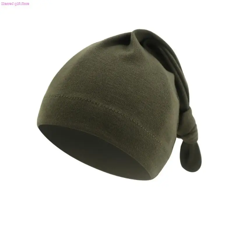 D0JC Breathable Baby Bonnet Hat Color Newborns Bonnet Hospital Caps Comfortable Headwear for 0 to 2 Months Unisex