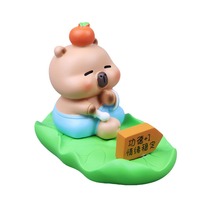 Figure Model Capybara Phone Holder Desk Decor Support Capybara Mobile Phone Stand Animal Cartoon Capybara Cell Phone Bracket