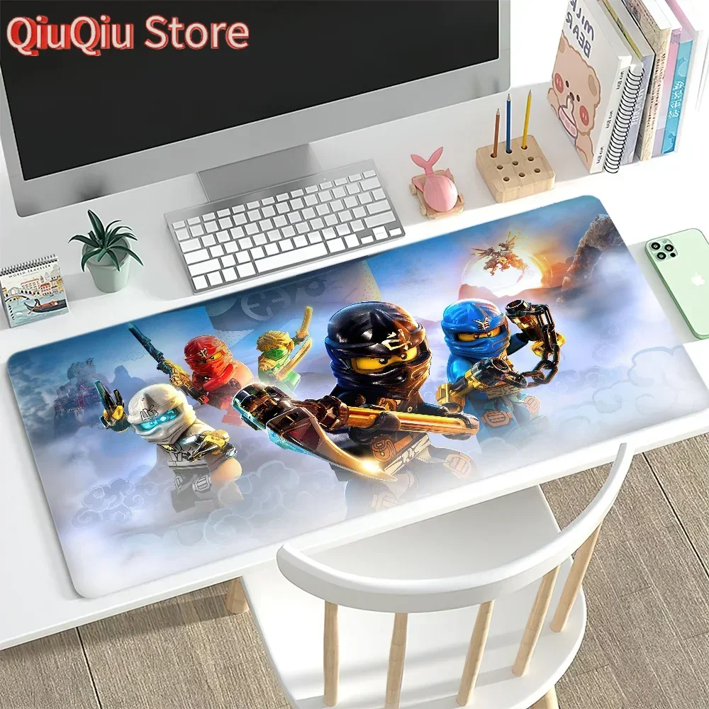 

Game N-Ninjago Masters S-Spinjitzu Mouse Pad Desk Mat Large Non-slip Anti-fray Keyboard Ergonomic Office Rubber PC Home Custom