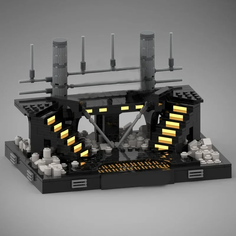 Star Movie Moc Building Bricks Base Duel Set Collection Series Model Technology Block Classic Movie Scenes Toy DIY Assembly Gift