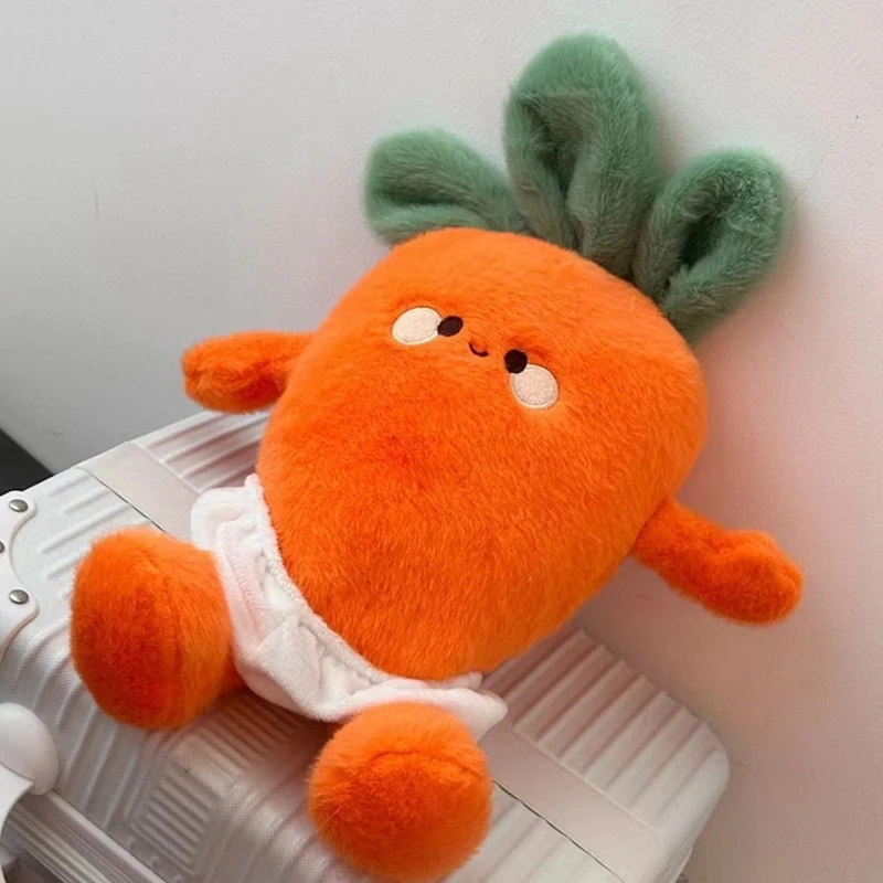 40CM New Turnip Fast Run Plush Toy Super Soft Kawaii Turnip Baby Diapers DIY Dolls To Give Children Birthday Christmas Gifts