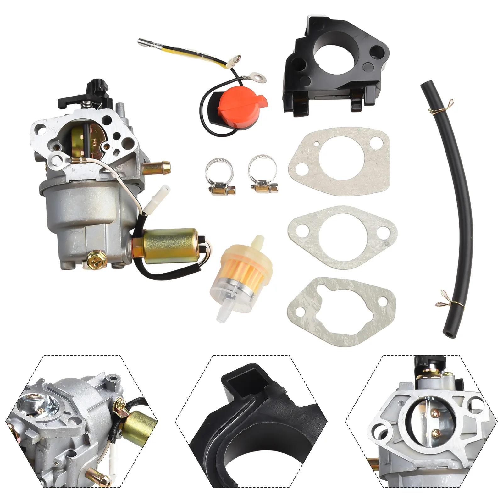 

For 4X90HU 4X90HUA 547CC Engines Carburetor Replacement for Troy-Bilt LT42 Tractor Models 2015 2016 13W8A1CS010