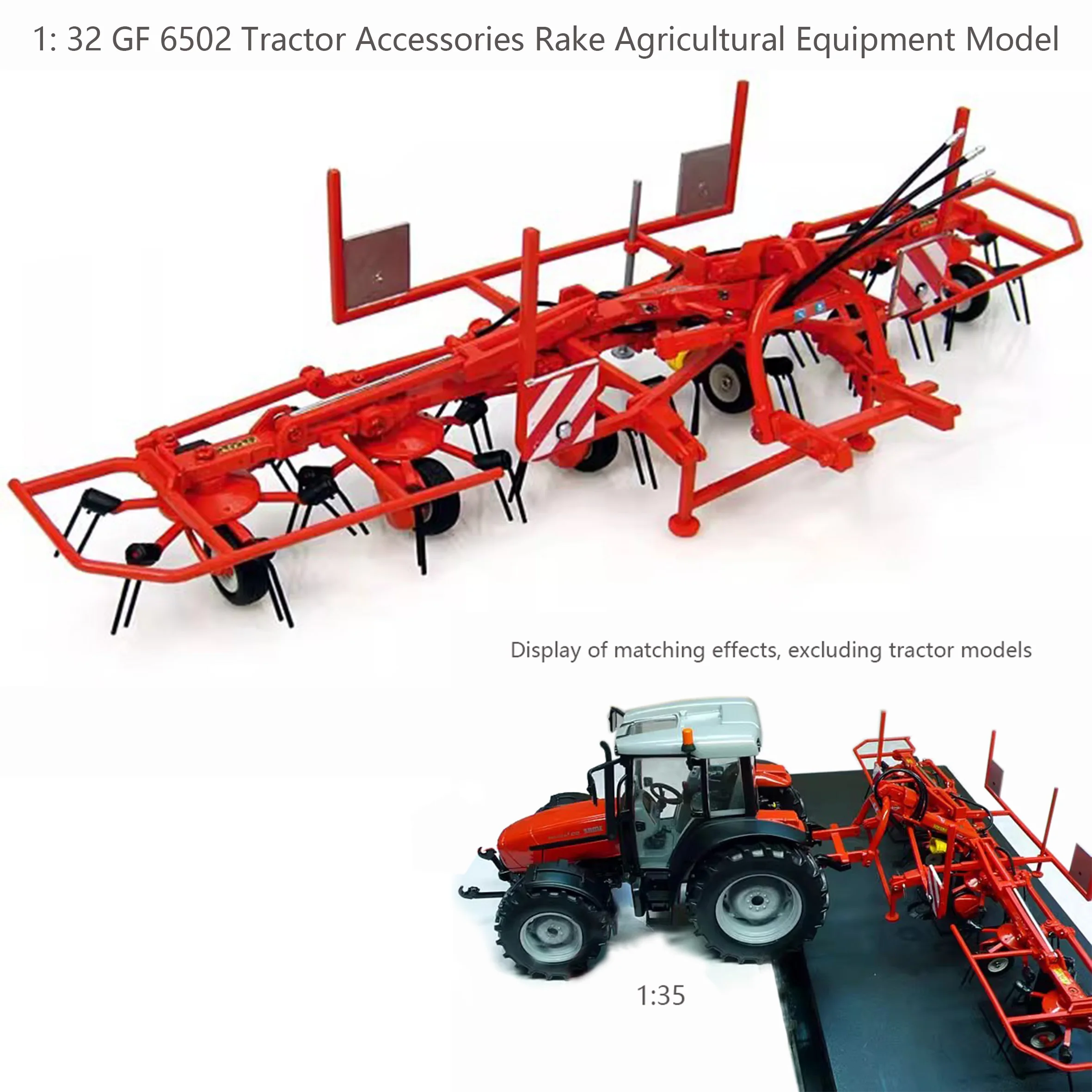 

1: 32 GF 6502 Tractor Accessories Rake Agricultural Equipment Model Finished parts model