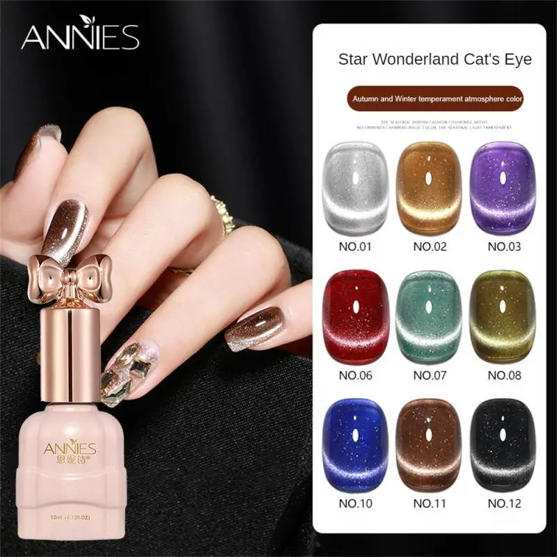 Wit Maanlicht Cat Eye Nagellak Semi-Permanente Vernis Weken Van Nail Art Base Top Coat Uv Led Gel Glitter Nagellak