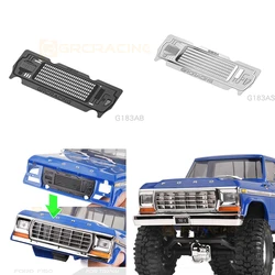 Simulated Car Shell Metal Front Face Water Tank Stainless Steel Decorative Sheet for 1/18 RC Crawler Car Traxxas TRX4M Ford F150