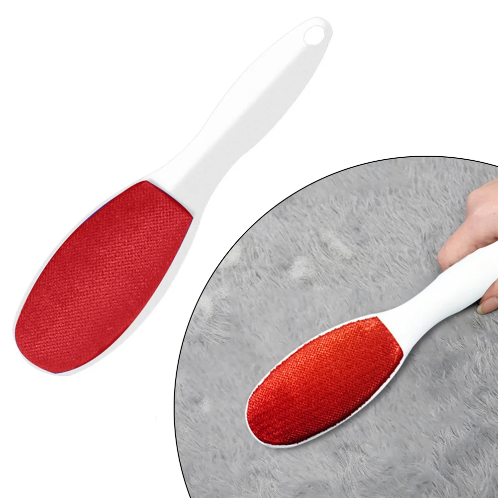 Double Sided Clothes Coat Lint Remover Brush Reusable Anti-Static Sweater Dust Brusher Hairs Cat Dogs Household Cleaning Tool