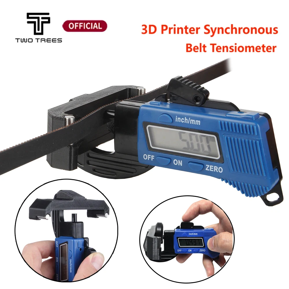 

Belt Elastic Tensiometer Accurate 2GT Synchronous Belt Tension Gauge Tester Detection Measurement for Voron VZBOT 3D Printers