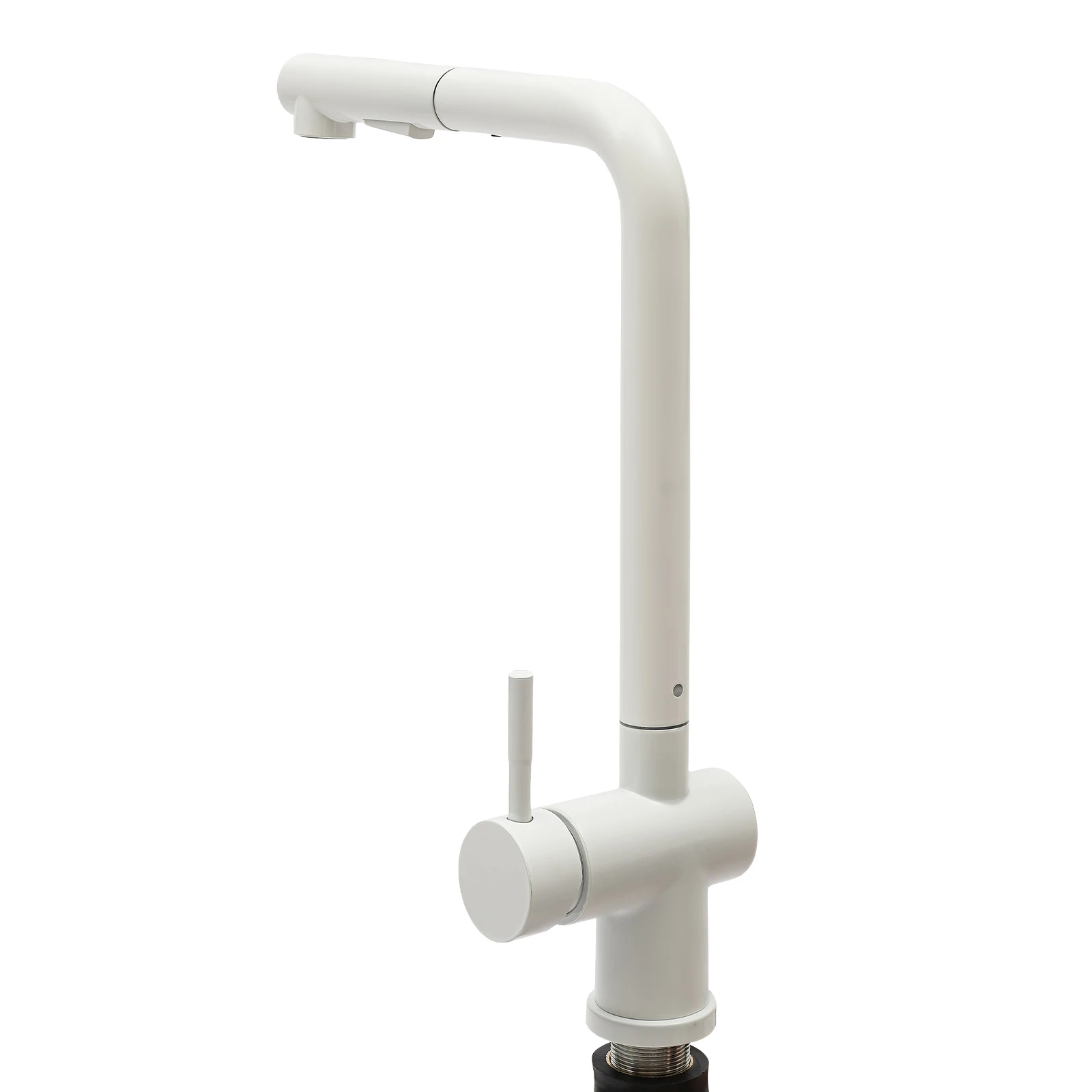 Desk Type  360° Rotatable Kitchen Tap with Extendible Spray and Hot and Cold Water Hoses