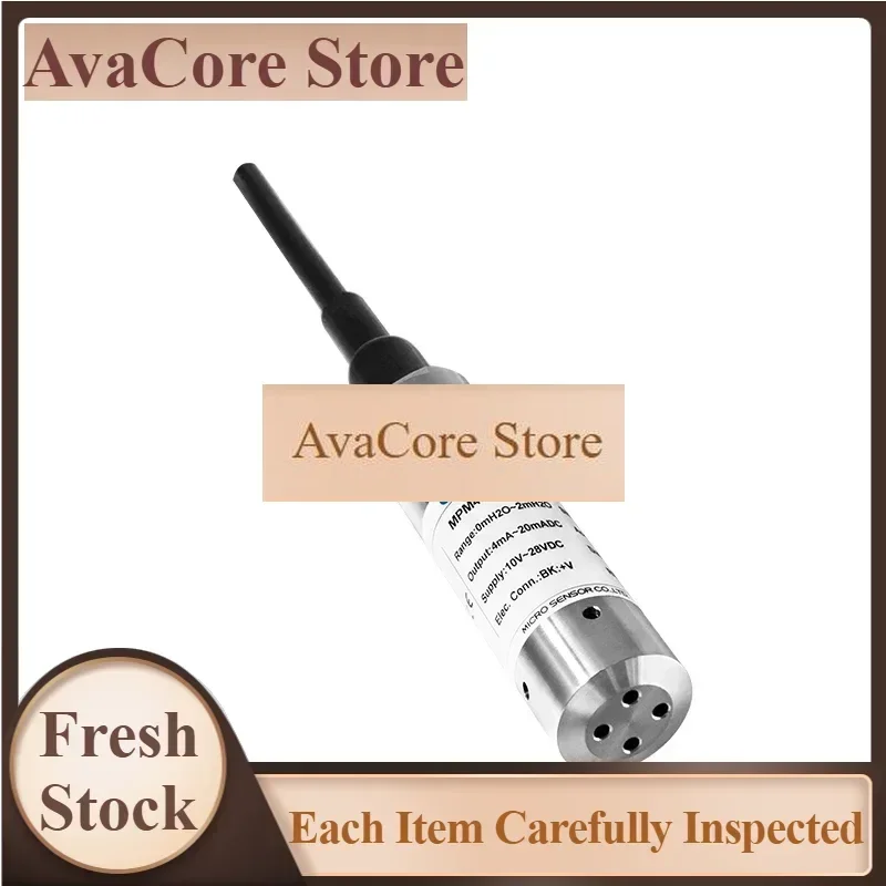 AvaCore Premium Products MicroSensor MPM4700 200m Digital HART 4~20mA Underwater Hydrostatic Level Transmitter for Water Oil Tan