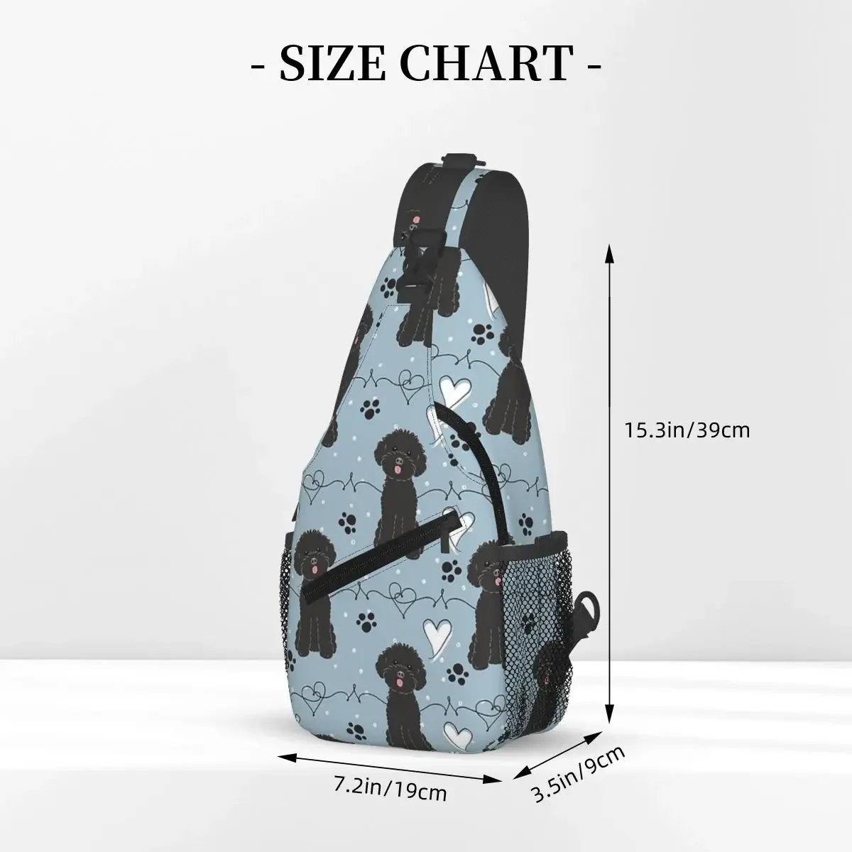 Рюкзак-слинг «Игрушечный Пудель» для мужчин, ранец на плечо для походов и путешествий, маленькая сумочка на ремне