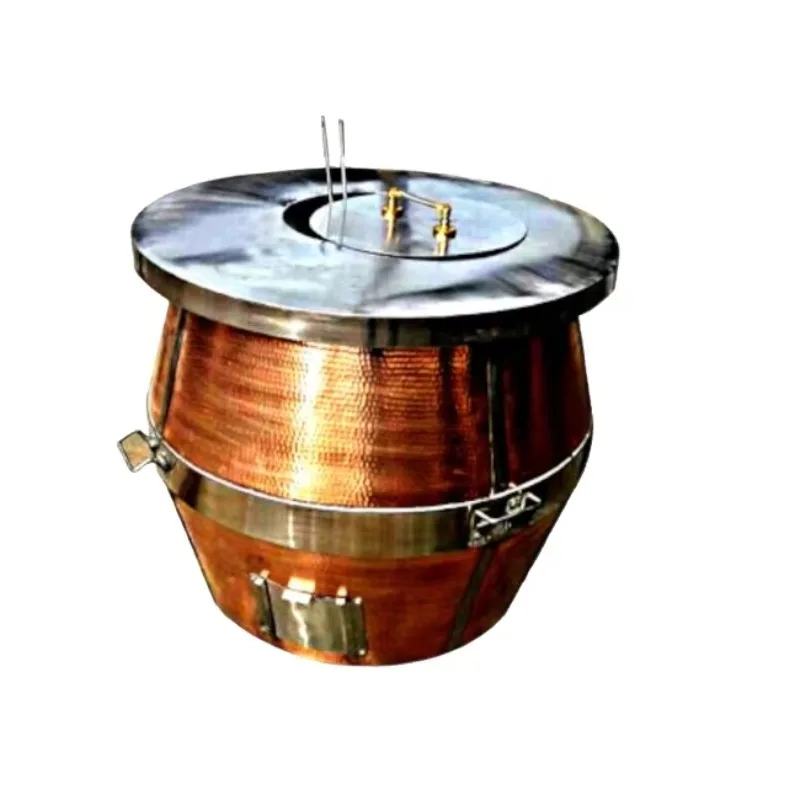 

Stainless steel clay copper tower oven, indoor and outdoor household barbecue oven