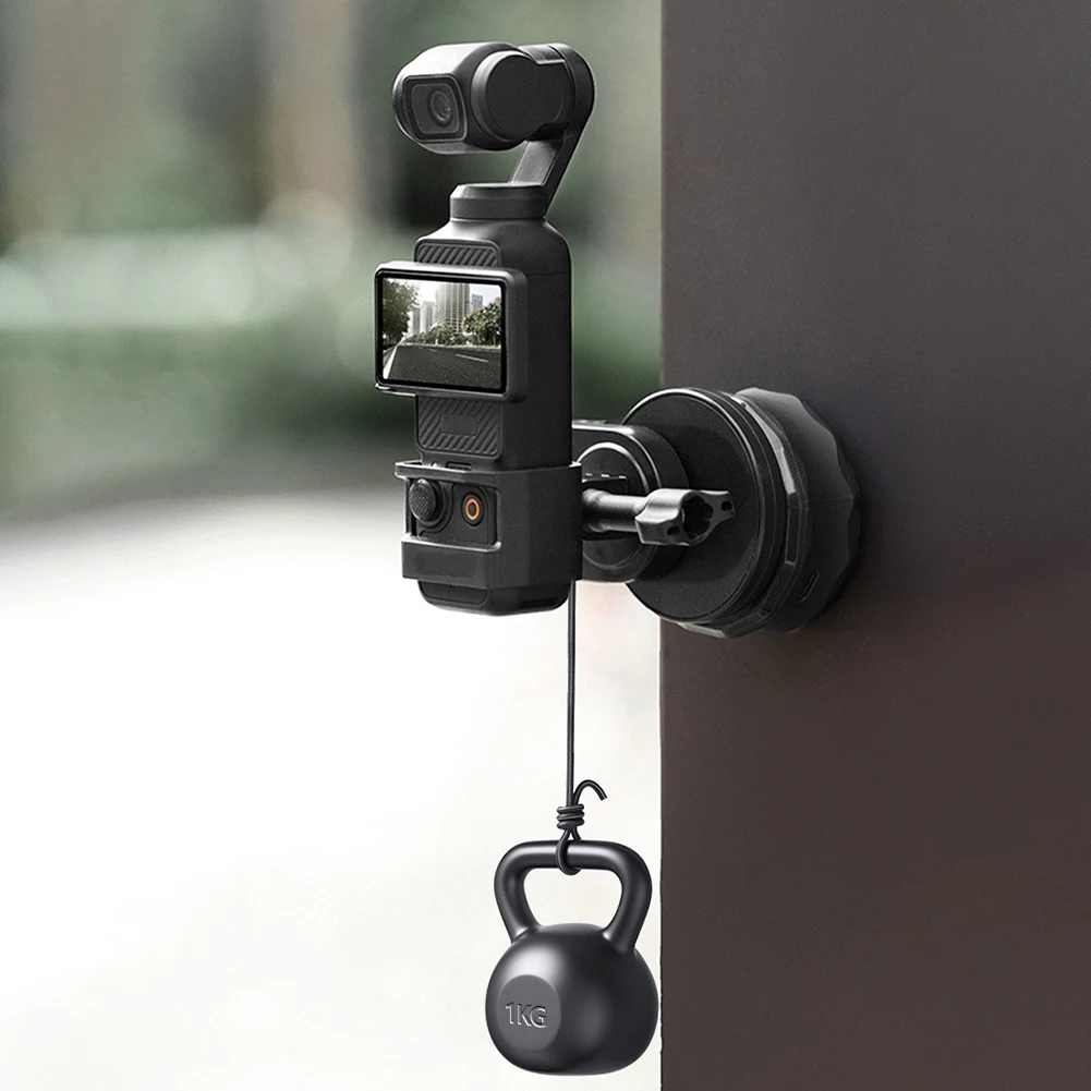 Sports Camera Magnetic Bracket Type-C Rechargeable Vacuum Electric Suction Cup For DJI Pocket 3/Action5/instaX4 Camera Parts