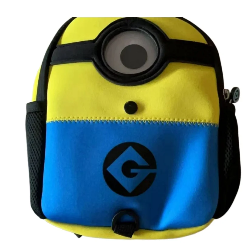 Minions Schoolbag 20*28*6 cartoon cute schoolbag backpack