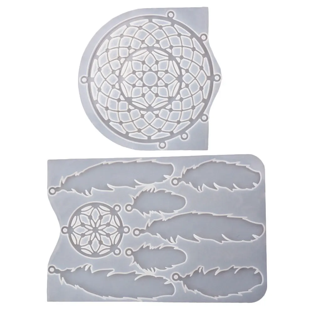 

Dream Catcher Stencil Making Mold Epoxy Mould Resin Casting Wall Pendant DIY Tool