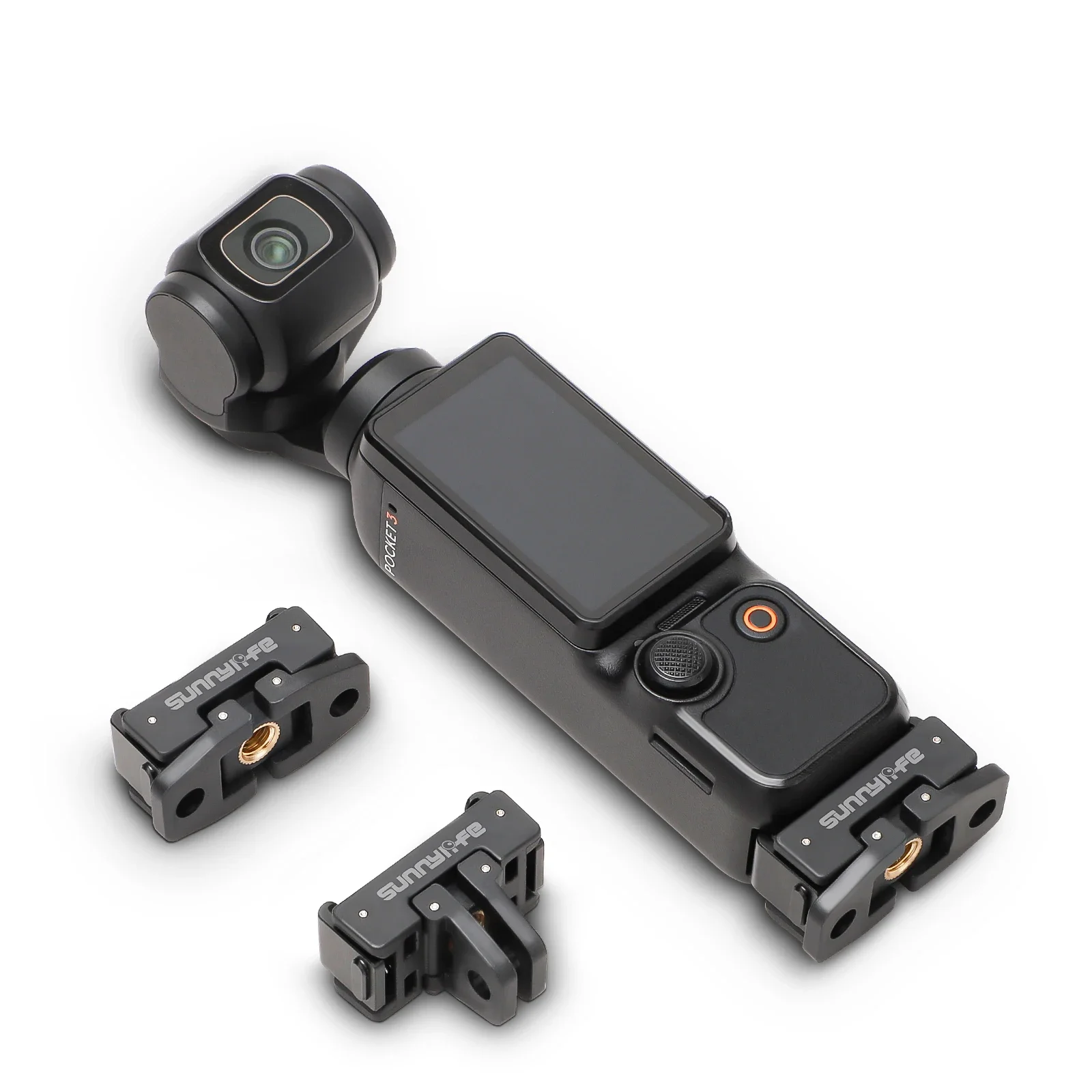 Sunnylife for DJI Osmo Pocket 3 Quick release adapter 1/4 screw buckle foldable expansion accessory for DJI Osmo Pocket3