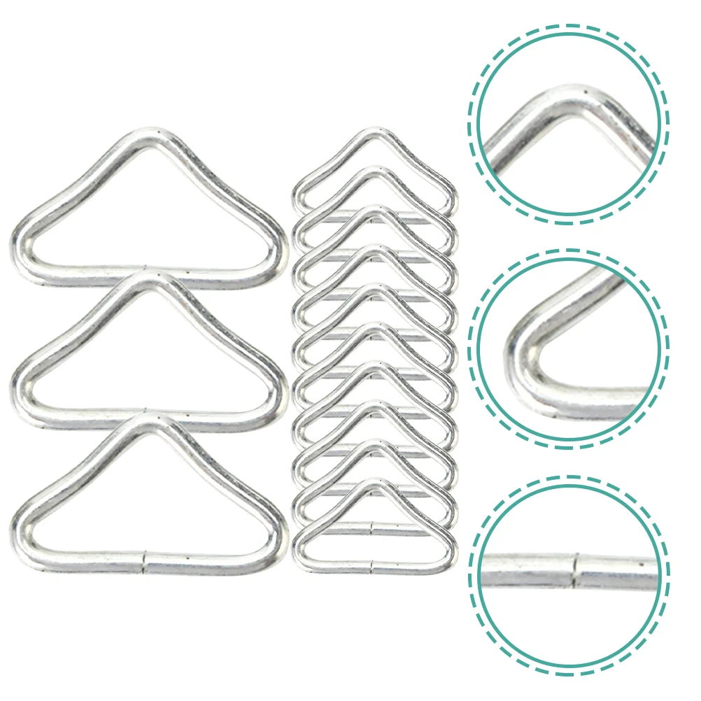 30 Pcs Trampoline Triangle Buckle Outdoor Kids Plaything Replaceable Rings Hook Professional Buckles Portable Component