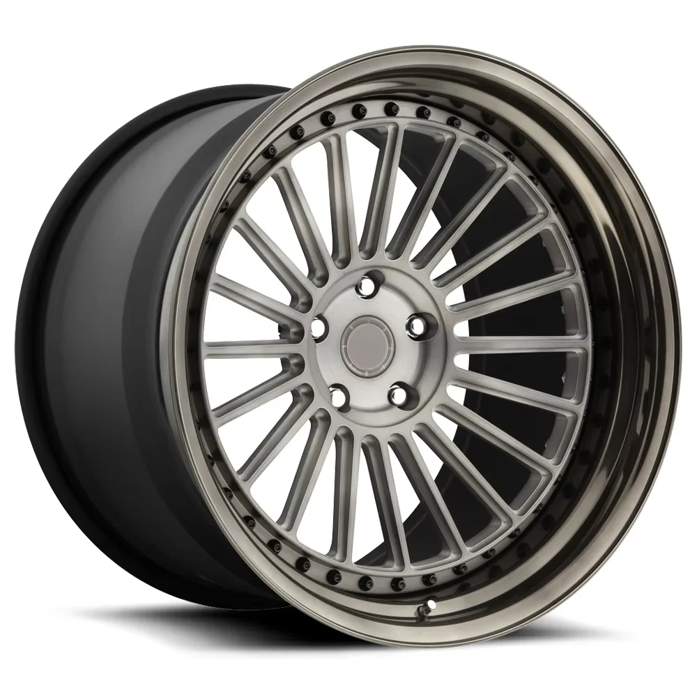 Quality High Strength Customized Rims Manufacturers 18 20 Inch 5x112 2 Pcs 3 Piece Wheel Rims Deep Dish Wheels