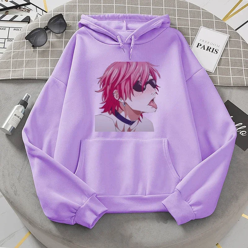 Harajuku anime yarichin B club Ayato Yuri hoodies women funny manga clothes fashion Winter plus size cusual MEN'S sweatsh cmm221