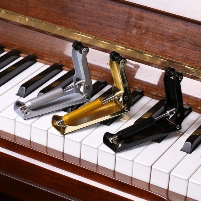 Alloy Piano Lid Slow Closing Lowering Device Hydraulic Lid Reducer Piano Replacement Parts Accessories Gold