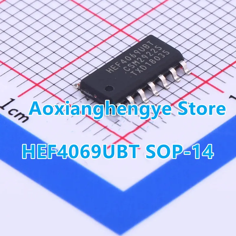10PCS CD4069UBT SOP-14 Six-channel unbuffered inverter 3.4mA 3V~15V New and Original