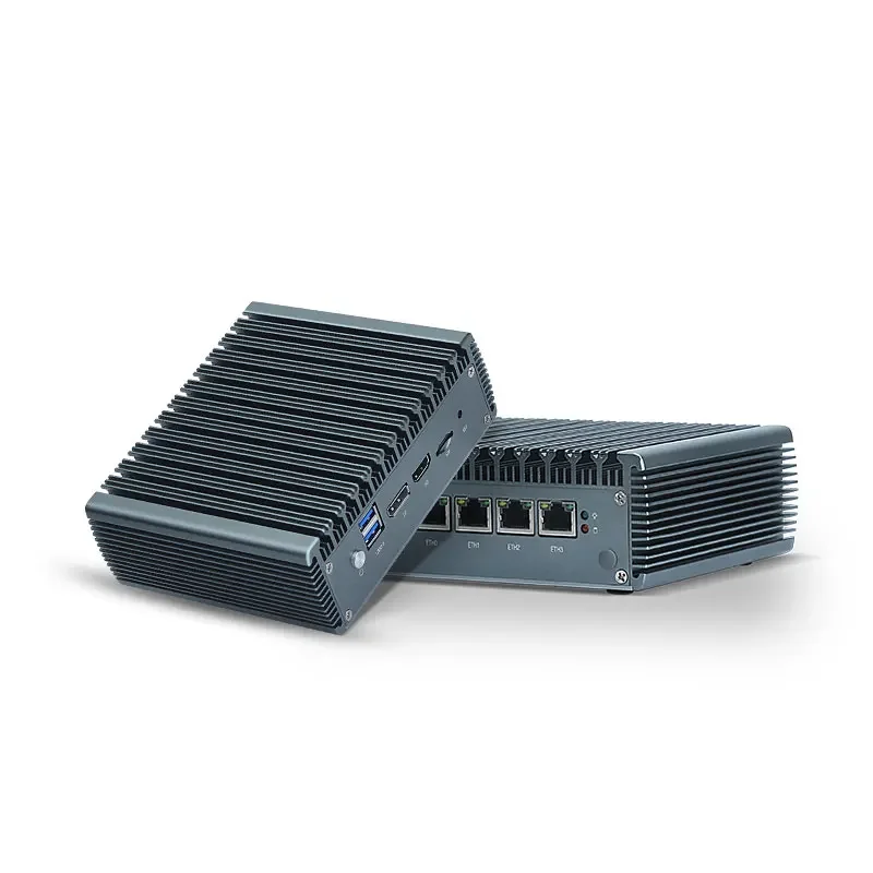 MINI Psesense firewall router pc J4125 N5000 desktop 4 lans firewall industrial router pc 2.5G 4Lans Mini firewalls