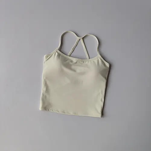 Gym Fitness Medium-intensity Sports Vest Nude Yoga Suit Sports Lingerie Women Pilates Bra Tops High Waist Hip Lift Shorts Set - Image 8