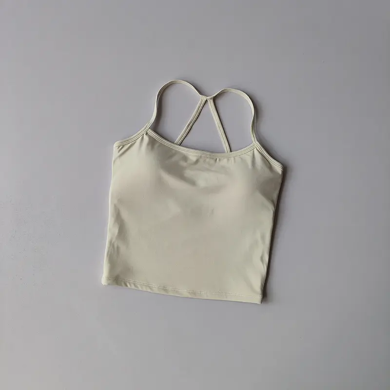 Gym Fitness Medium-intensity Sports Vest Nude Yoga Suit Sports Lingerie Women Pilates Bra Tops High Waist Hip Lift Shorts Set - Image 8