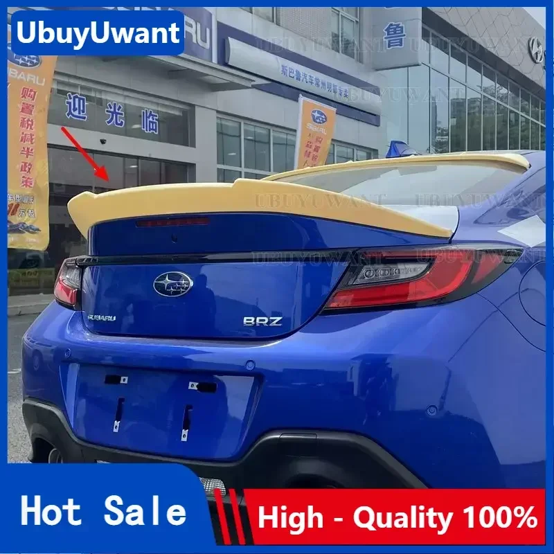 For TOYOTA ZA86 GR86 For Subaru BRZ ABS UNPAINTED /GLOSSY BLACK Spoiler REAR WING TRUNK LIP SPOILERS High Quality 2021 2022