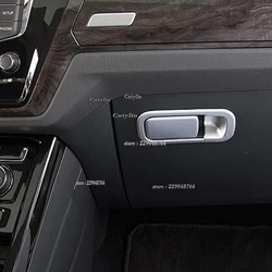 For Volkswagen Touran 2016 2017 2018 2019 ABS Matte Glove Box Trim Cover Badge Sticker Center Control Box Handle Accessories