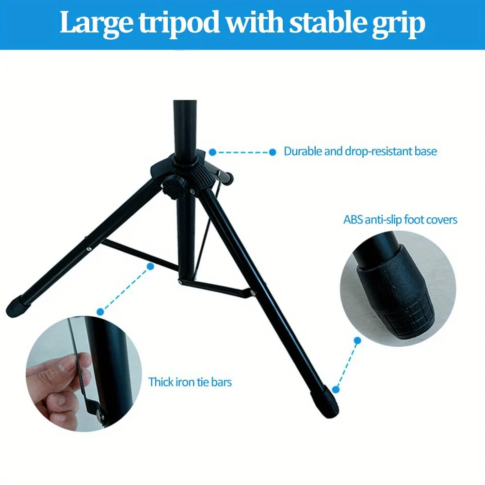 Portable Foldable Music Stand with Adjustable Height 27.6 \