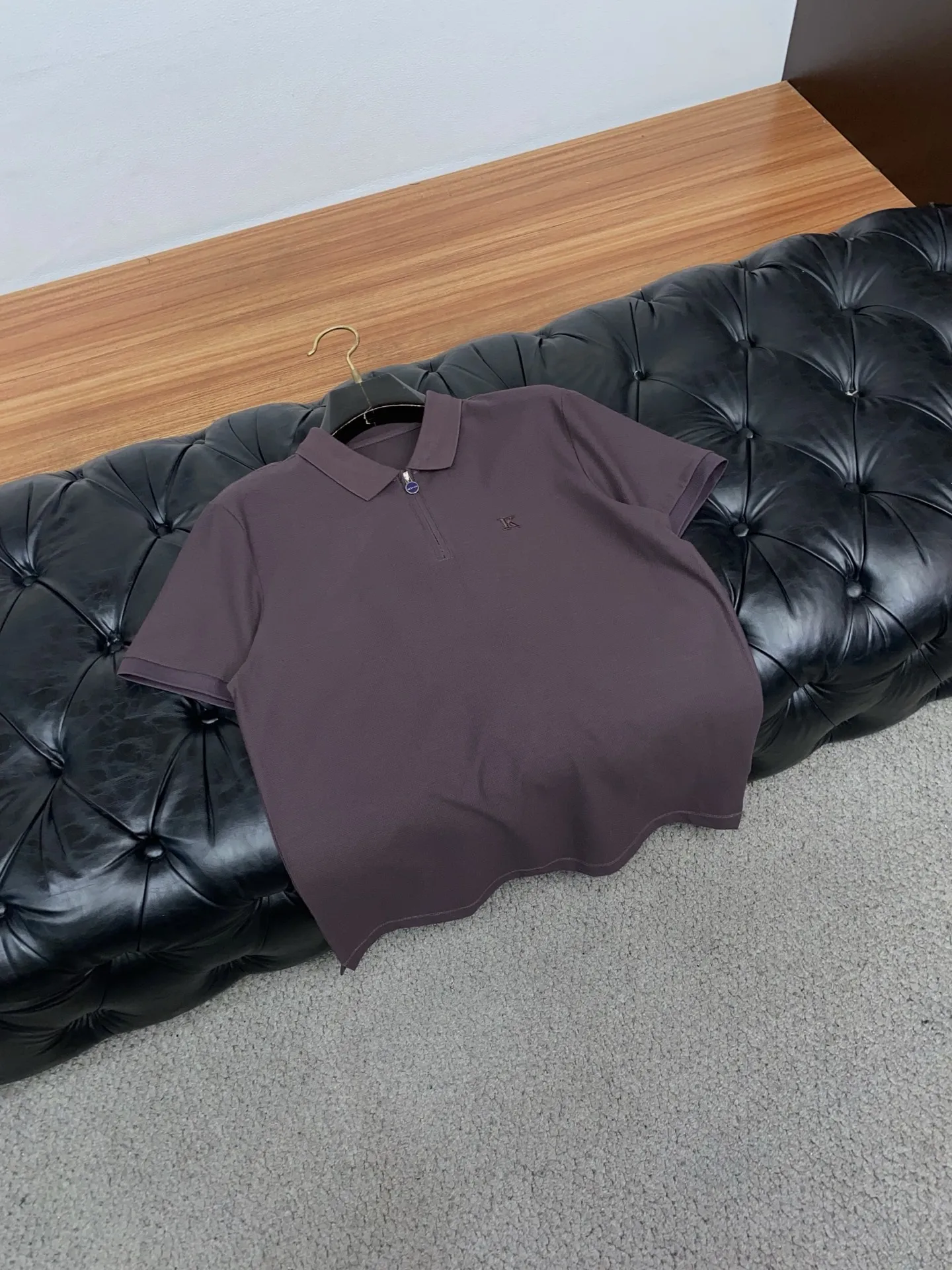 Kiton Half Zip 26 Summer Lapel Business Polo Shirt