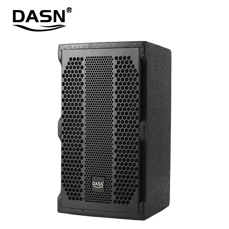 DASN Q8DC 8 Inch 2000W DSP Outdoor DJ Stage Home Theatre BT Active Full Frequency Wooden Cabinet Speaker Audio System Sound