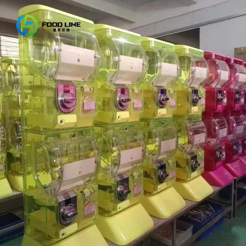 Customized Capsule Toy Vending Machine Coin Operated New Gachapon Machine Double Layer Egg Twisting Machine