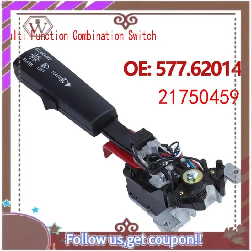 

A57E-1 Piece 577.62014 Multi Function Combination Switch Black Plastic+Metal For Kenworth Trucks Headlight Switch 57762014 21750