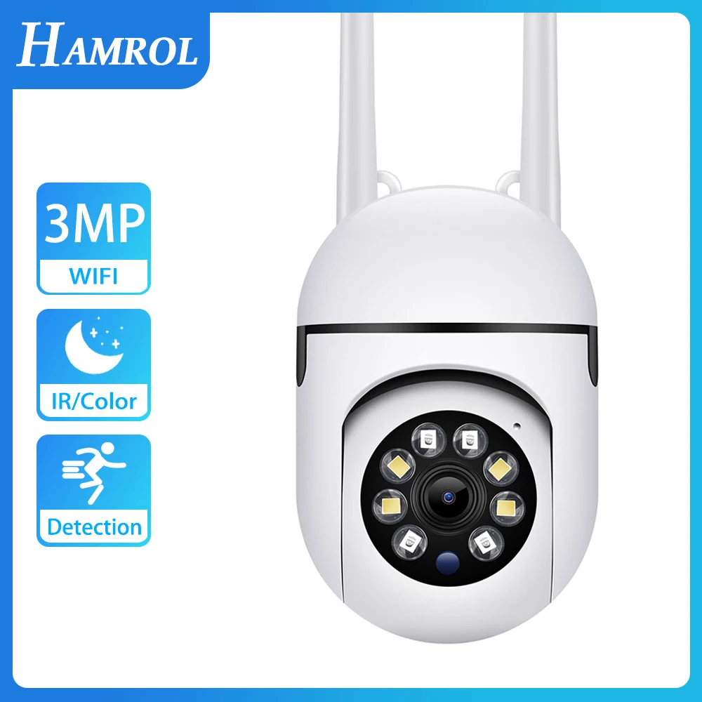 1080P PTZ 5G WiFi IP Camera 4X Digital Zoom Outdoor Surveillance Camera Yilot Color Night Vision 3MP HD Security CCTV Camera