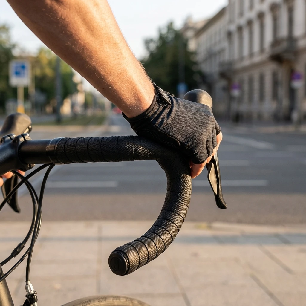 Comfortable Road Bike Bar Tape Shock Absorption for Cycling Commuting High-Density Foam Grip Wear Resistant Wrap Durable