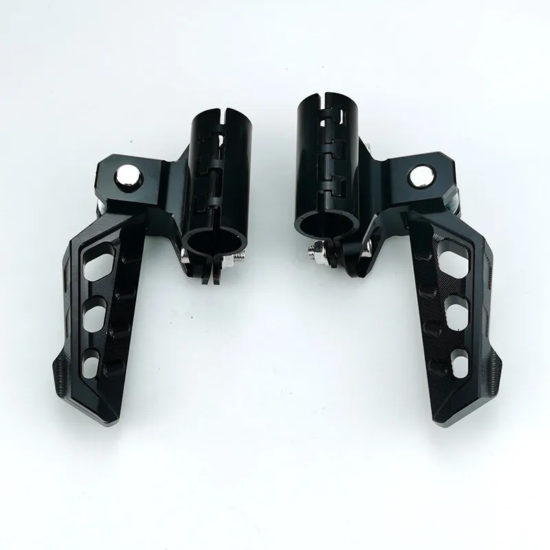 Motorcycle Rider Adjustable Foot Pegs Kit 22mm/25mm Highway Pegs Adjustable Foot Rest Universal for Honda Yamaha Kawasaki Suzuki