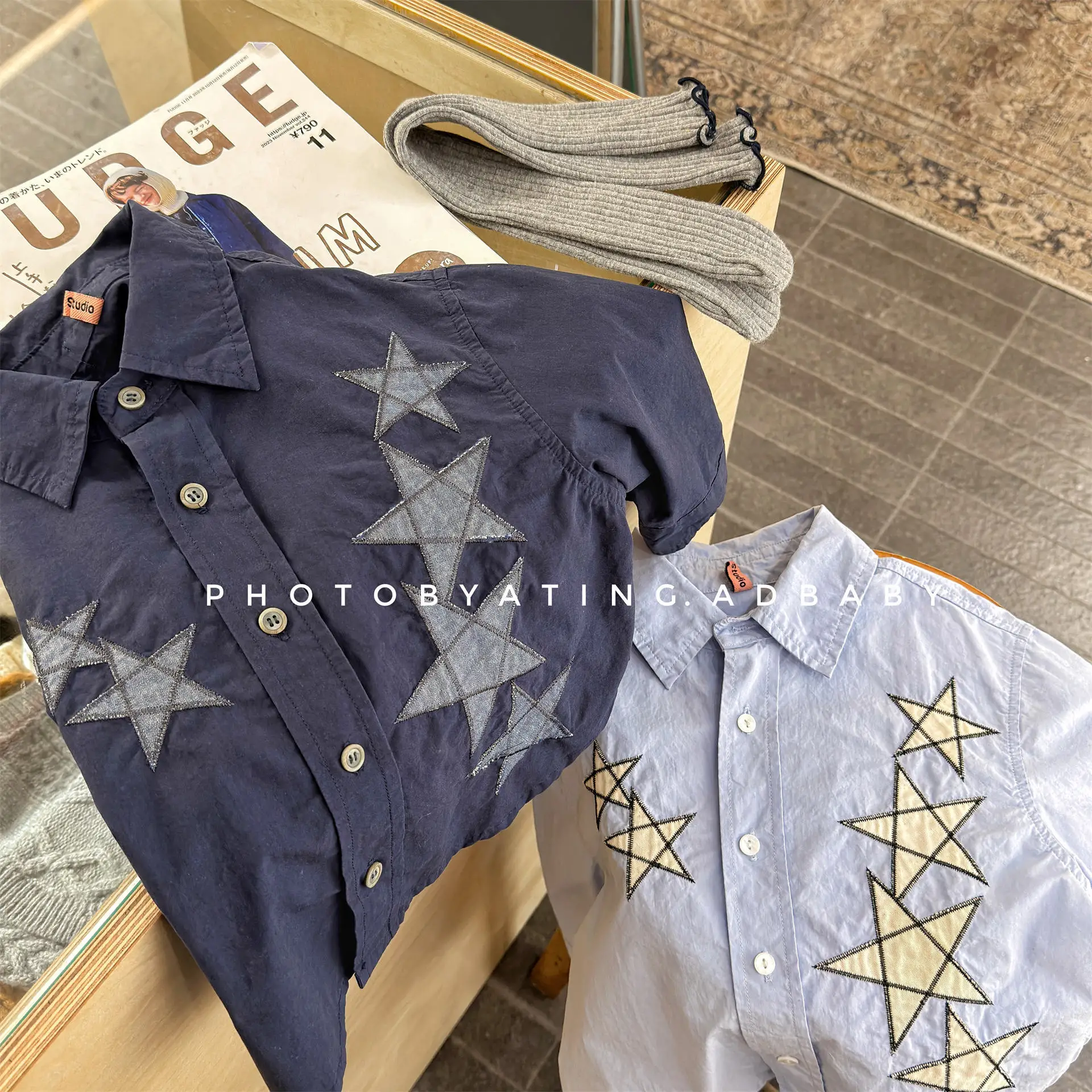 

LILIGIRL 2026 Новые весенние рубашки для мальчиков с вышивкой, с длинным рукавом, детская одежда в корейском стиле, повседневные свободные топы для детей