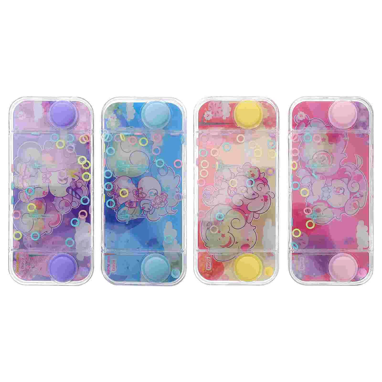 Mini Toys for Kids Handheld Water Game Ring Travel Essentials Outdoor Plastic Games